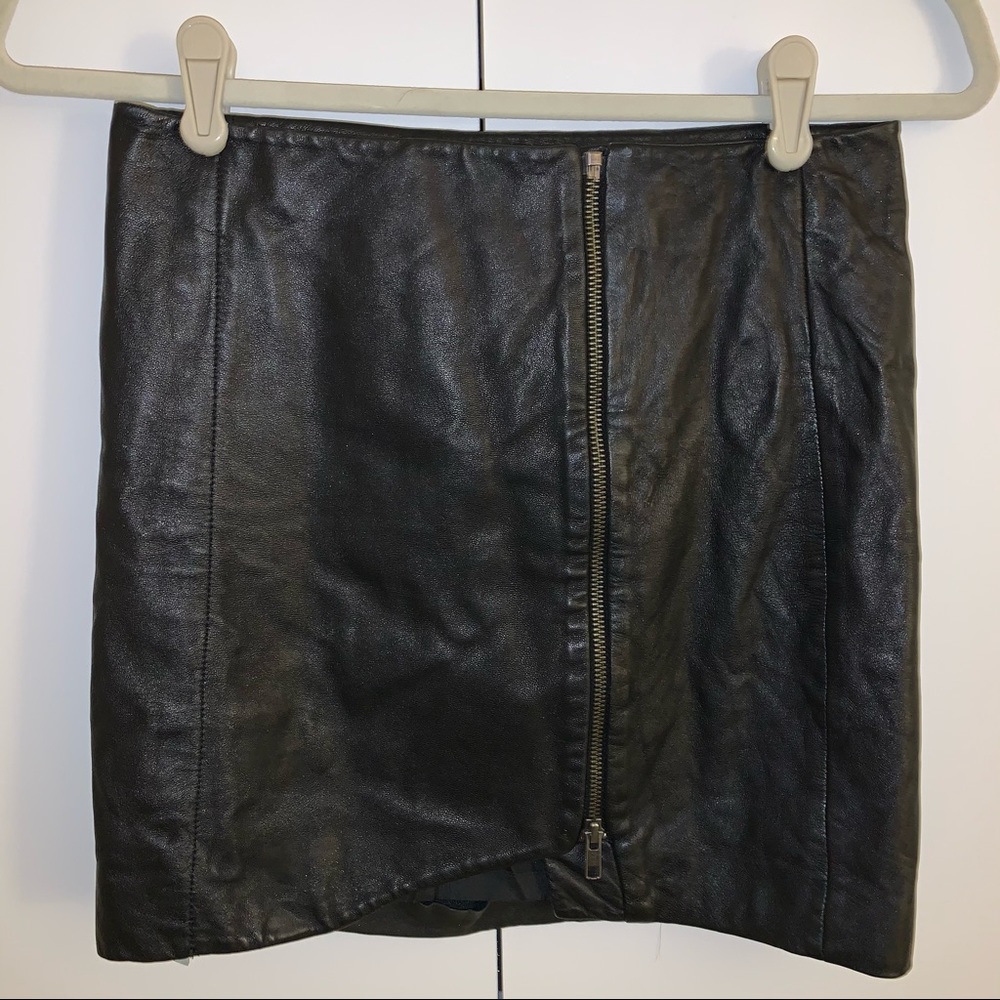 Leith Leather Skirt